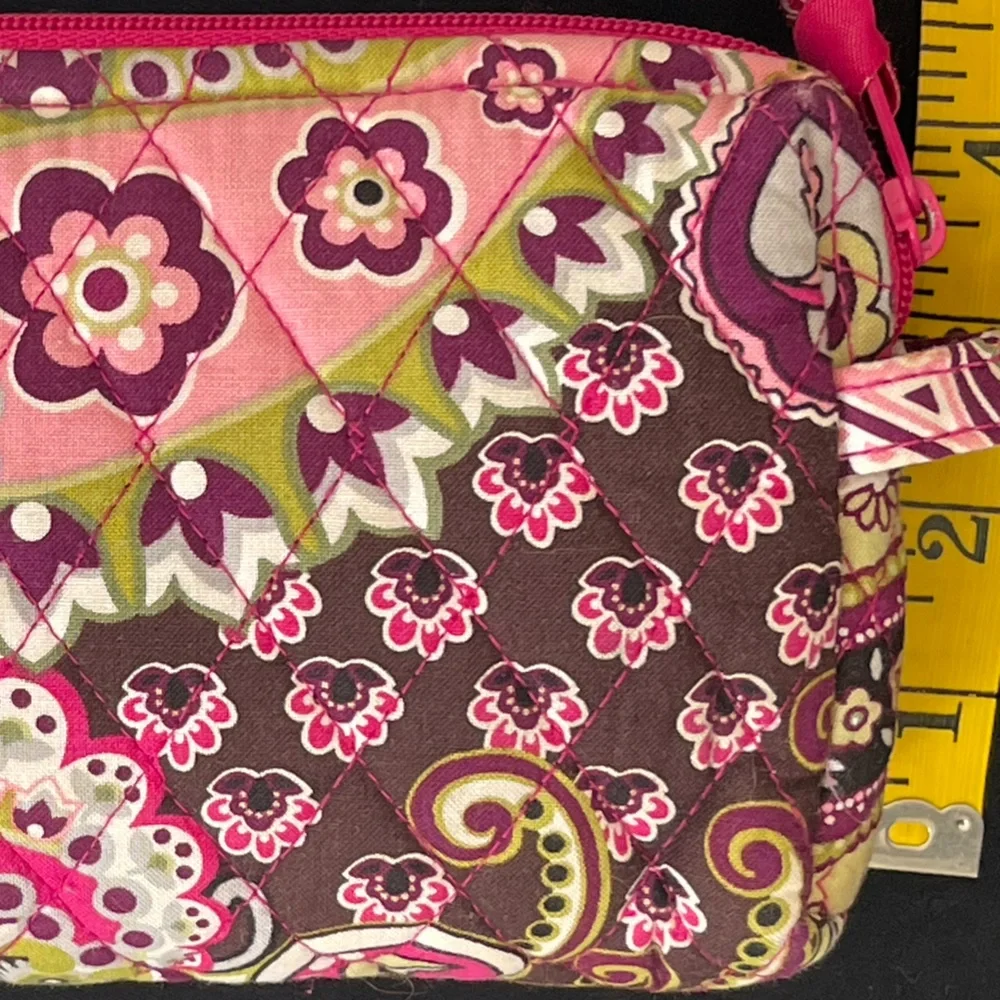 Vera Bradley Quilted Hobo Bag vintage Very Berry Quilted makeup cosmetic pink